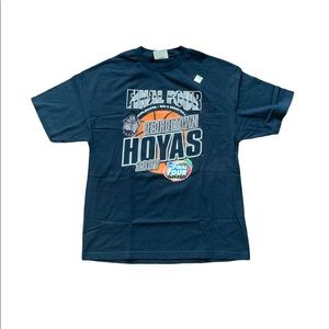 NWOT Vintage Georgetown Hoyas 2007 Final Four NCAA Basketball graphic tshirt